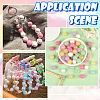 100Pcs Opaque Acrylic Beads OACR-PA0001-31A-7