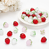 36Pcs 3 Colors Handmade Lampwork Beads LAMP-NB0002-04-4