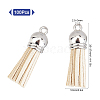 100Pcs Faux Suede Tassel Pendant Decorations FIND-SC0002-29D-2