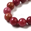 Dyed Natural Malaysia Jade Beads Strands G-G021-02B-19-3