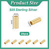20Pcs 925 Sterling Silver Spacer Beads FIND-PH0060-03-2