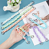 6Pcs 6 Colors Plastic Cable Chain Bag Strap FIND-WR0002-37-5