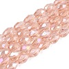 Transparent Electroplate Glass Beads Strands LS-EGLA-N013-T4mm-B29-1