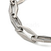 Non-Tarnish 304 Stainless Steel Cable Chains Bracelets for Men & Women BJEW-D042-04P-2