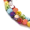 Electroplate Glass Beads LS-EGLA-P056-01B-4