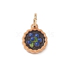Spray Painted Brass Charms KK-CBAEB58-01D-1