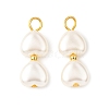ABS Plastic Imitation Pearl Pendants PALLOY-JF04683-01-1