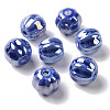 Handmade Pearlized Porcelain Beads PORC-G010-01A-1