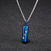 Stainless Steel Column Pendant Necklaces for Women SF8174-3-1