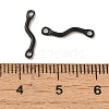 304 Stainless Steel Links Connector Charms STAS-Q323-12EB-3