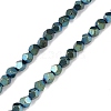 Electroplated Synthetic Non-magnetic Hematite Beads Strands G-A234-G03-01H-1