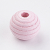 Natural Maple Wood Beehive Beads WOOD-Q030-48A-1