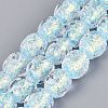 Handmade Foil Glass Beads Strands FOIL-Q002-05H-1