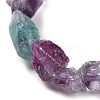 Raw Rough Natural Fluorite Beads Strands G-P528-B09-01-3