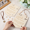 Baby Sleeping Do Not Disturb Wood Door Hanging Decorations DIY-WH20002-82C-3