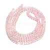 Drawbench Transparent Glass Beads Strands GLAD-Q012-4mm-02-4