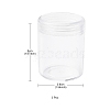 Round Plastic Bead Containers CON-YW0001-30-3