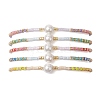 Glass Seed Beaded Bracelets for Women BJEW-MZ00134-3