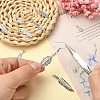 100Pcs 10 Styles Tibetan Style Alloy Pendants TIBEP-CJ0002-99-3
