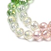 Electroplate Glass Beads Strands EGLA-D300-06-8mm-11-3