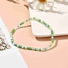 Faceted Round Glass Beads Stretch Bracelet for Teen Girl Women BJEW-JB07072-04-4