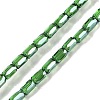Electroplate Glass Beads Strands GLAA-Q101-02A-PL04-1
