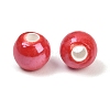 Glazed Porcelain Round Beads PORC-S489-8mm-14-3