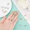 Unicraftale 16Pcs 4 Style 304 Stainless Steel Rhinestone Charms STAS-UN0055-94-3