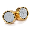 Brass Magnetic Clasps with Loops X-KK-O134-14G-3