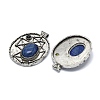 Natural Lapis Lazuli Oval Pendants G-Q165-03AS-08-2