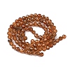 Natural Garnet Beads Strands G-F509-13-4mm-01-4