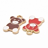 Alloy Enamel Pendants ENAM-B054-14G-3