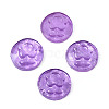 Spray Painted Transparent Resin Cabochons CRES-S302-64-A04-1