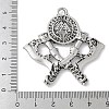 Tibetan Style Alloy Pendants PALLOY-D290-09AS-3