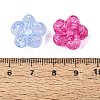 Transparent Crackle Acrylic Beads OACR-Q203-03-4