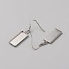 304 Stainless Steel Dangle Earring Finding STAS-WH0016-65P-2