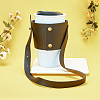 Reusable PU Leather Coffee Cup Holder AJEW-WH0368-02D-3