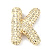 Rack Plating Brass Micro Pave Cubic Zirconia Pendants KK-Q790-01K-G-1