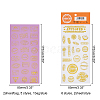 Glitter Self Adhesive Waterproof Hot Stamping Stickers DIY-PH0001-95-2