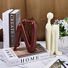 2Pcs 2 Styles Porcelain Abstract Human Display Decoration DJEW-DC0001-20-5