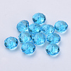 Transparent Acrylic Beads TACR-Q258-8mm-V40-1