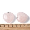 Natural Rose Quartz Pendants G-A259-02P-03-3