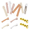 8Pcs 4 Colors Polyester Alligator Hair Clips PHAR-TADJ0001-02-2