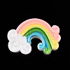 Rainbow Resin Cabochons CRES-R183-28-1