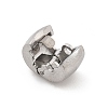 304 Stainless Steel European Style Clasps STAS-M112-04P-05-3