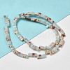 Synthetic Aqua Terra Jasper Beads Strands G-Z045-A19-01-2