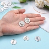 12Pcs 6 Style 304 Stainless Steel Pet Pendants STAS-CJ0001-139-4