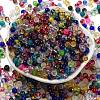 Opaque Spray Painted Glass Beads DGLA-MSMC002-4mm-1