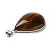 Natural Tiger Eye Pendants G-R486-03P-C-4