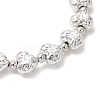 2Pcs 2 Styles Alloy & Electroplate Non-magnetic Synthetic Hematite Beaded Stretch Bracelets for Women BJEW-JB13373-5